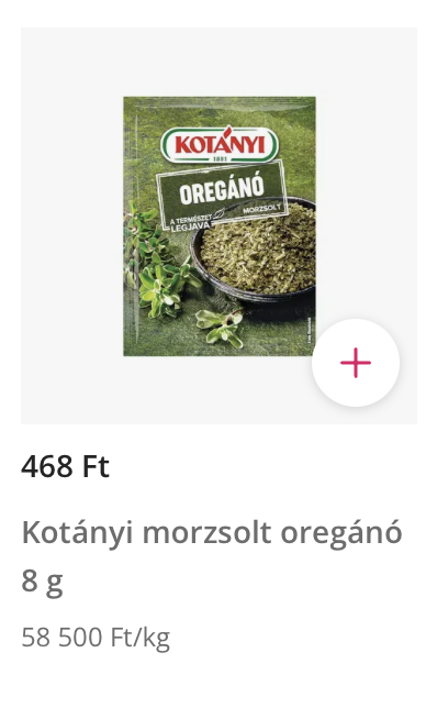 Oregánó: a második legdrágább fűszer.