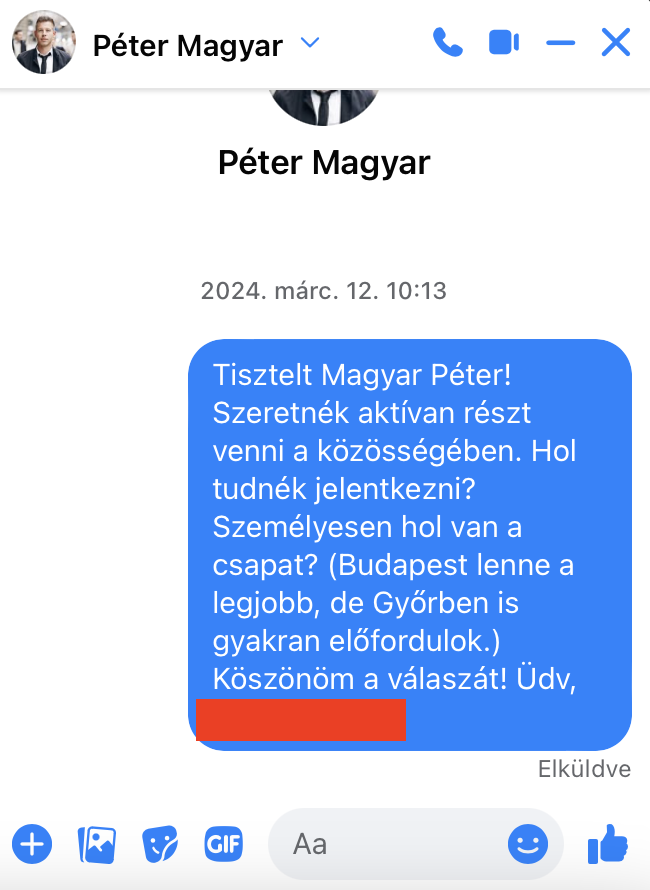 Magyar Péternek túl nagy volt a felelősség.